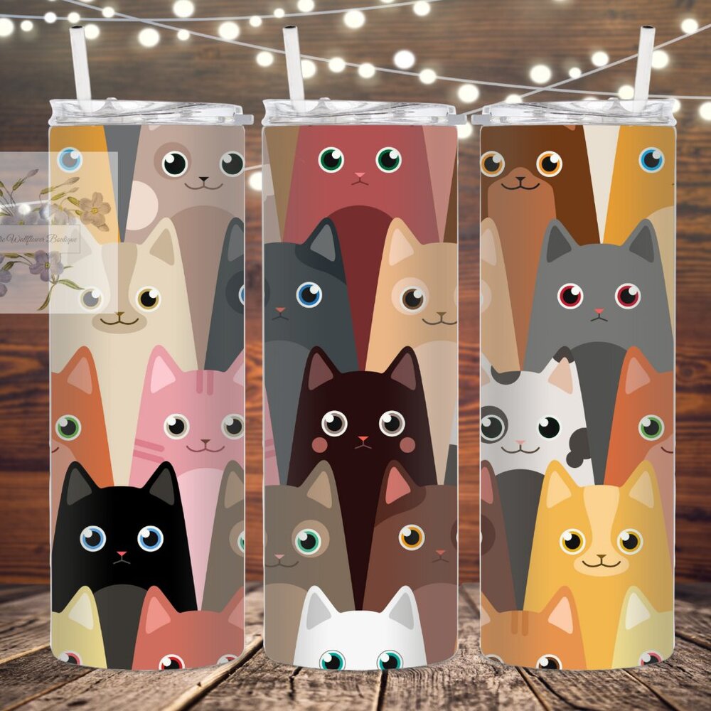 Cats Metal Insulated Stainless Steel Tumbler